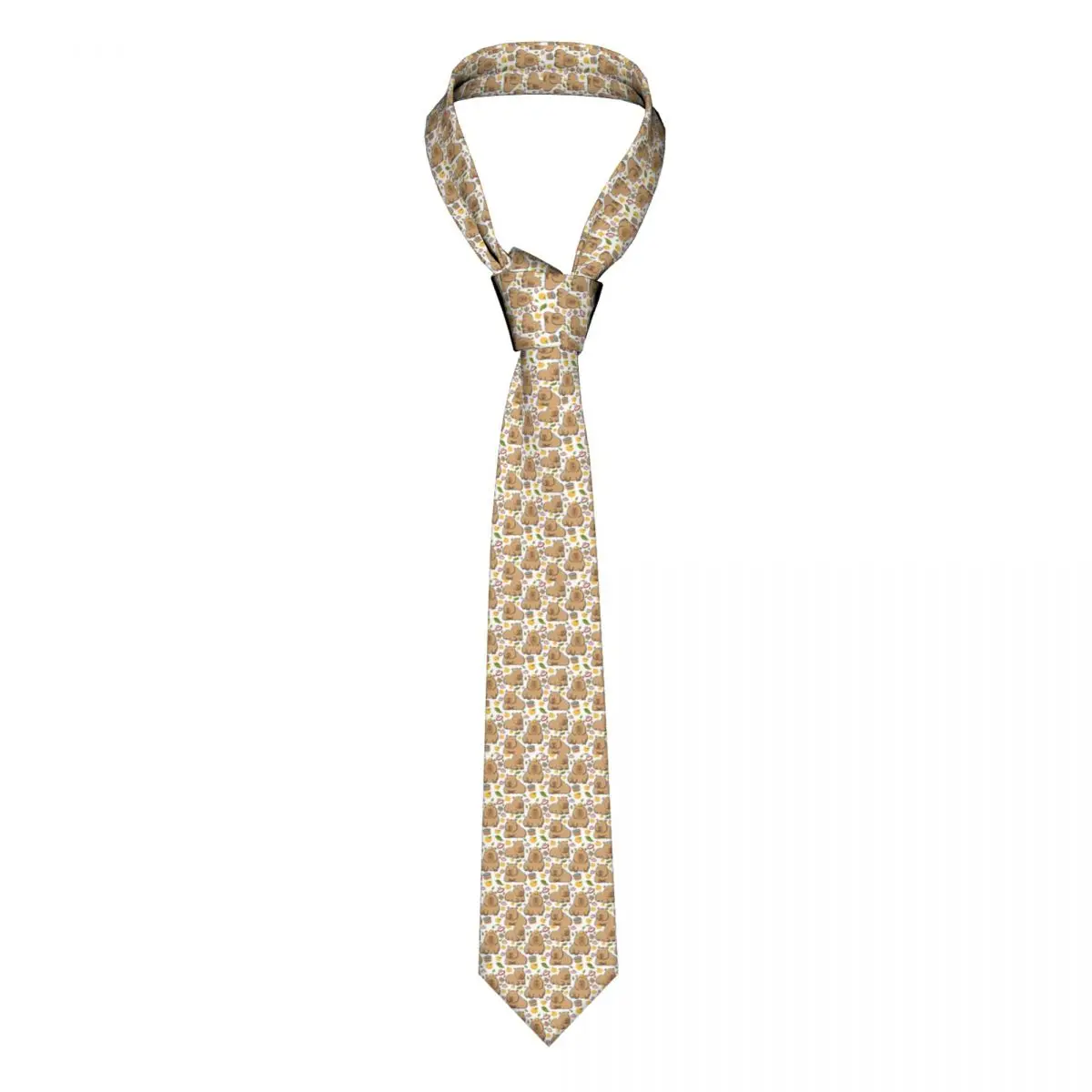 

Tie For Men Formal Skinny Neckties Classic Men's Cute Capybara Wedding Tie Gentleman Narrow