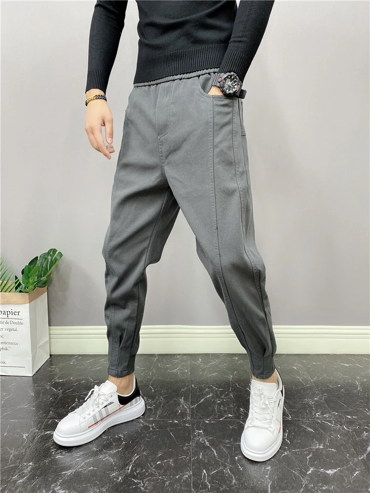Description Picture 5 of itemSpring Autumn Stylish Japanese Streetwear Harajuku Fashion Harem Luxury Clothing Cargo Work Designer Casual Leggings Sweatpants