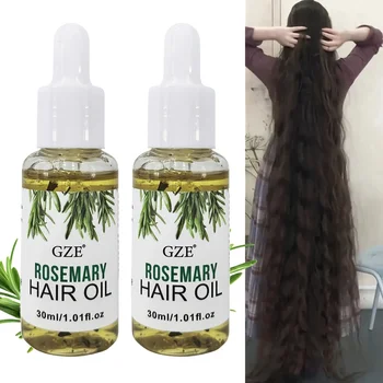 GZE Rosemary Oil For Hair Rosemary Scalp Hair Oil, All Type & Texture | Straight, Waves & Chemically Hairs Strengthens 3
