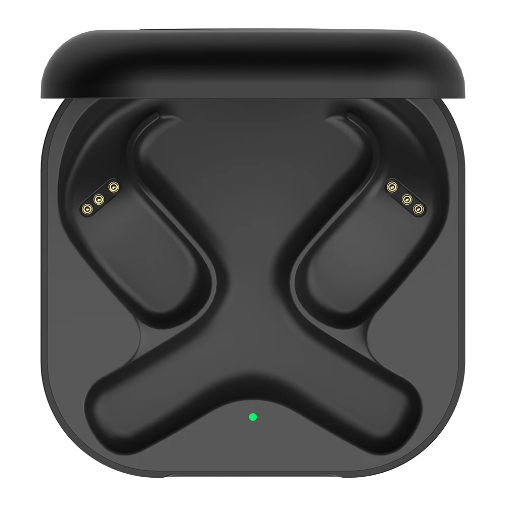 Charging Case 600mAh Type-C Rechargable Battery Charger Cover Case Charging Box Replacement For Shokz OpenFit T910 Open Ear Hook