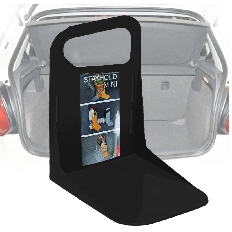 Convenient car trunk divider side divider to store obstacles for beverage fruit items against tipping