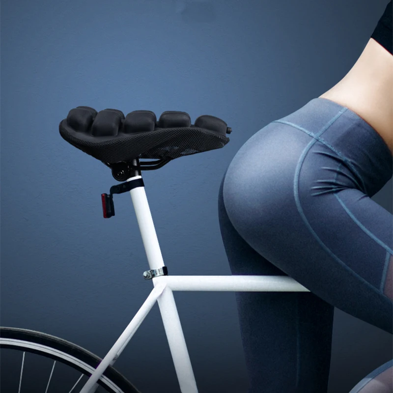3D Airbag Bike Seats : bike seat cushion