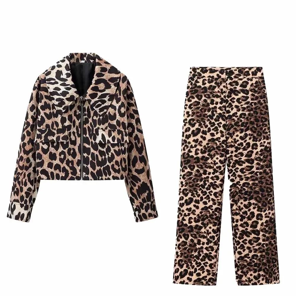 

Women's New Fashion Flip Decoration Casual Short Print Striped Jacket Coat Vintage Long Sleeve Zipper Women's Coat Chic Top