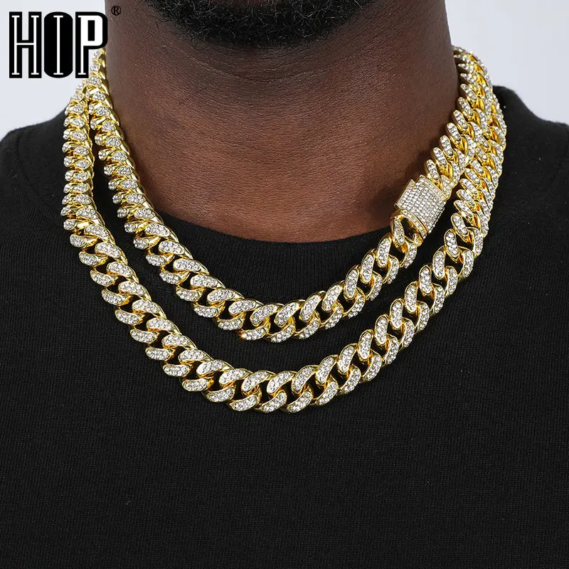 Glitter Iced Out Cuban Chain 【8.5mm】45cm S925 Silver Cuban Link