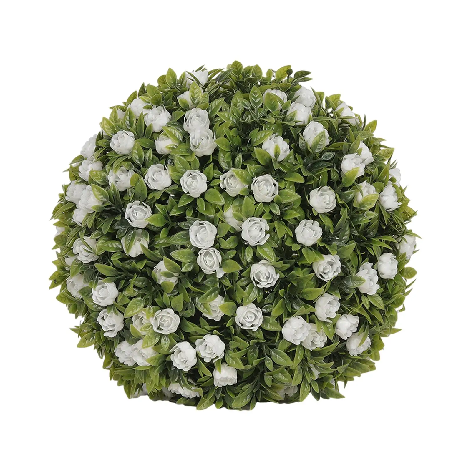 Palline Fiorali Artificiali In Plastica 30 Cm, Finto Bosso Topiaria, Resistente Ai Raggi UV, Per Balcone, Giardino E Matrimoni