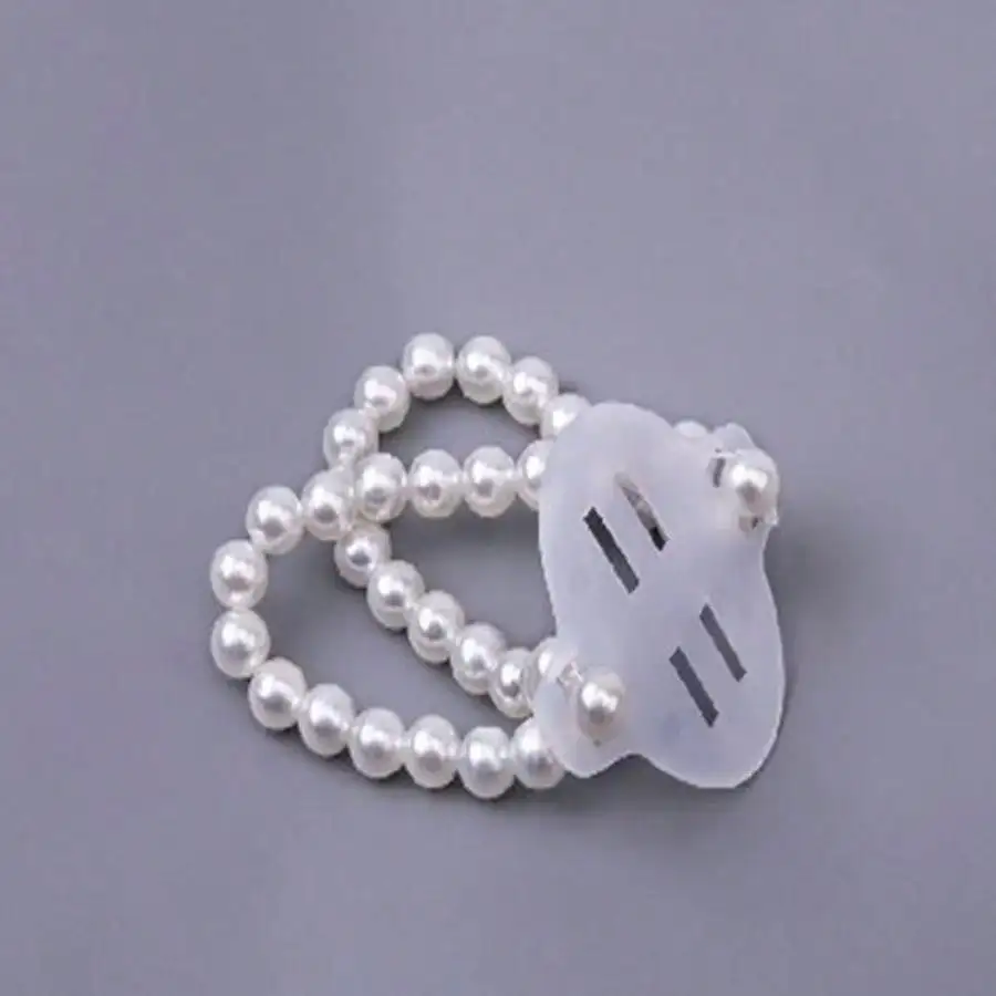 5/10/12/20/24 Stück – elastisches Perlen-Corsagen-Armband für Hochzeit, Abschlussball und Strandparty – Detail 5