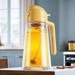 Premium Multi-Purpose Oil & Sauce Spray Bottle (Yellow-500ml)