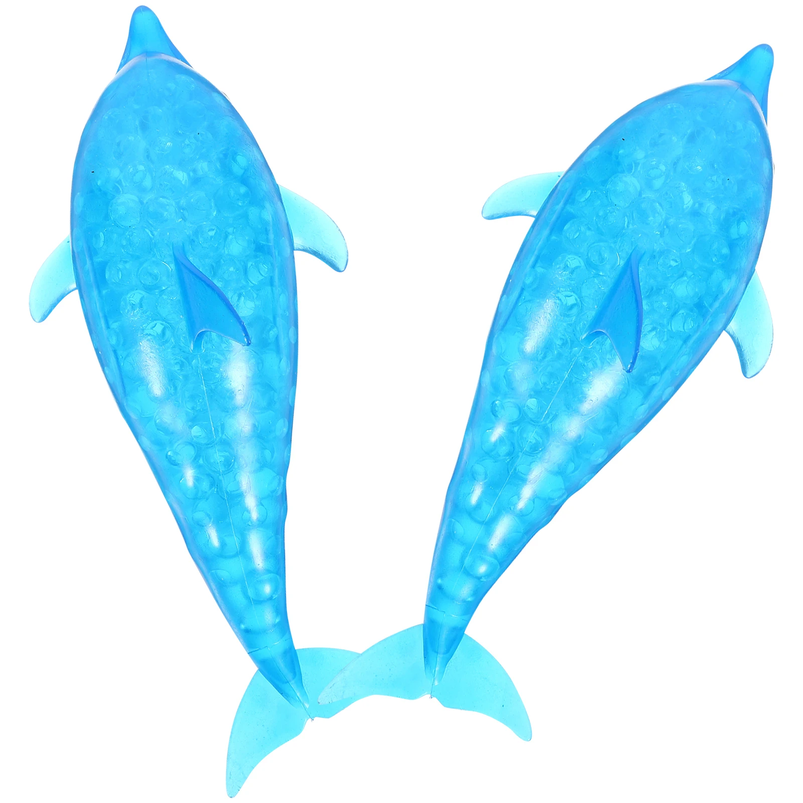 2pcs Sensory Dolphin Toys Release Stress Pinch Decompression Anxiety Relief Fidget Balls Toys Funny Squeeze Playthings Heal Mood - Bilde 4