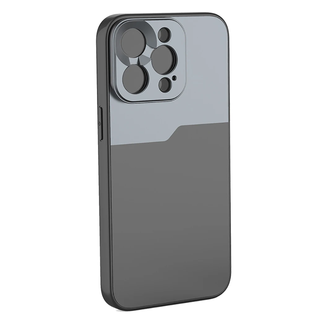 Mini Vlog Protective Mobile Phone Case with Anamorphic Macro & Wide Angle Lens Mount
