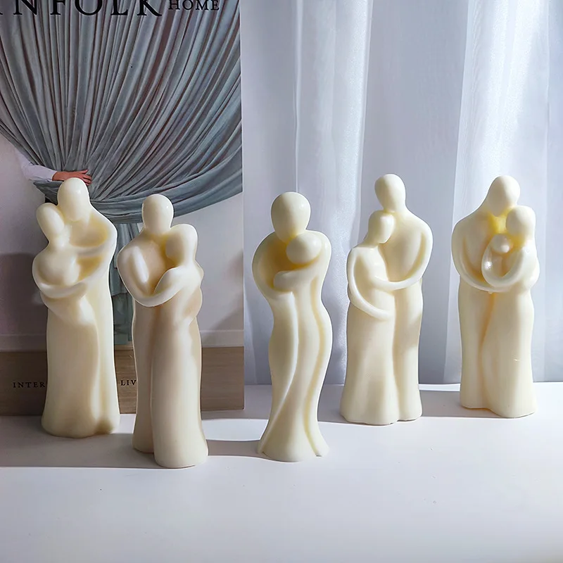 Mother's Love Silicone Candle Mold Pregnant Human Body Gypsum Resin