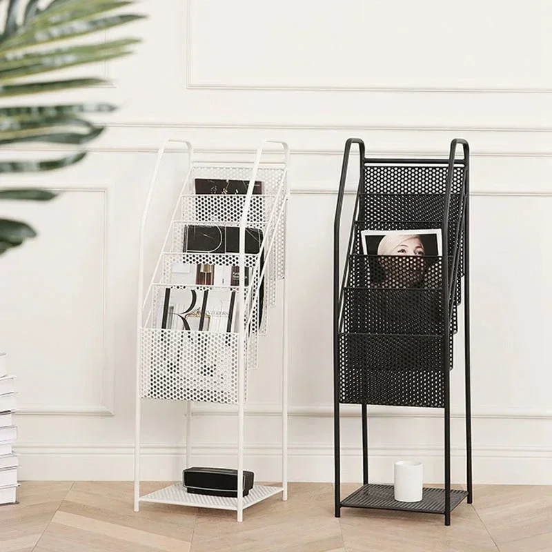 Bookshelf Landing Living Room Corner Multilayer Bookshelf Simple Modern And ShelfHigh Quality