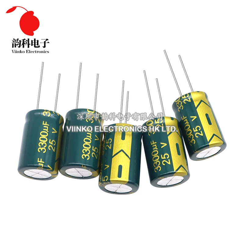 Aluminum Capacitor Aluminum Electrolytic Capacitor Aluminum Capacitor 6.3V 10V 16V 25V 35V 63V 100V 250V 450V 10UF 330UF 470UF 680UF 820UF 1500UF 4700UF High Frequency Low ESR