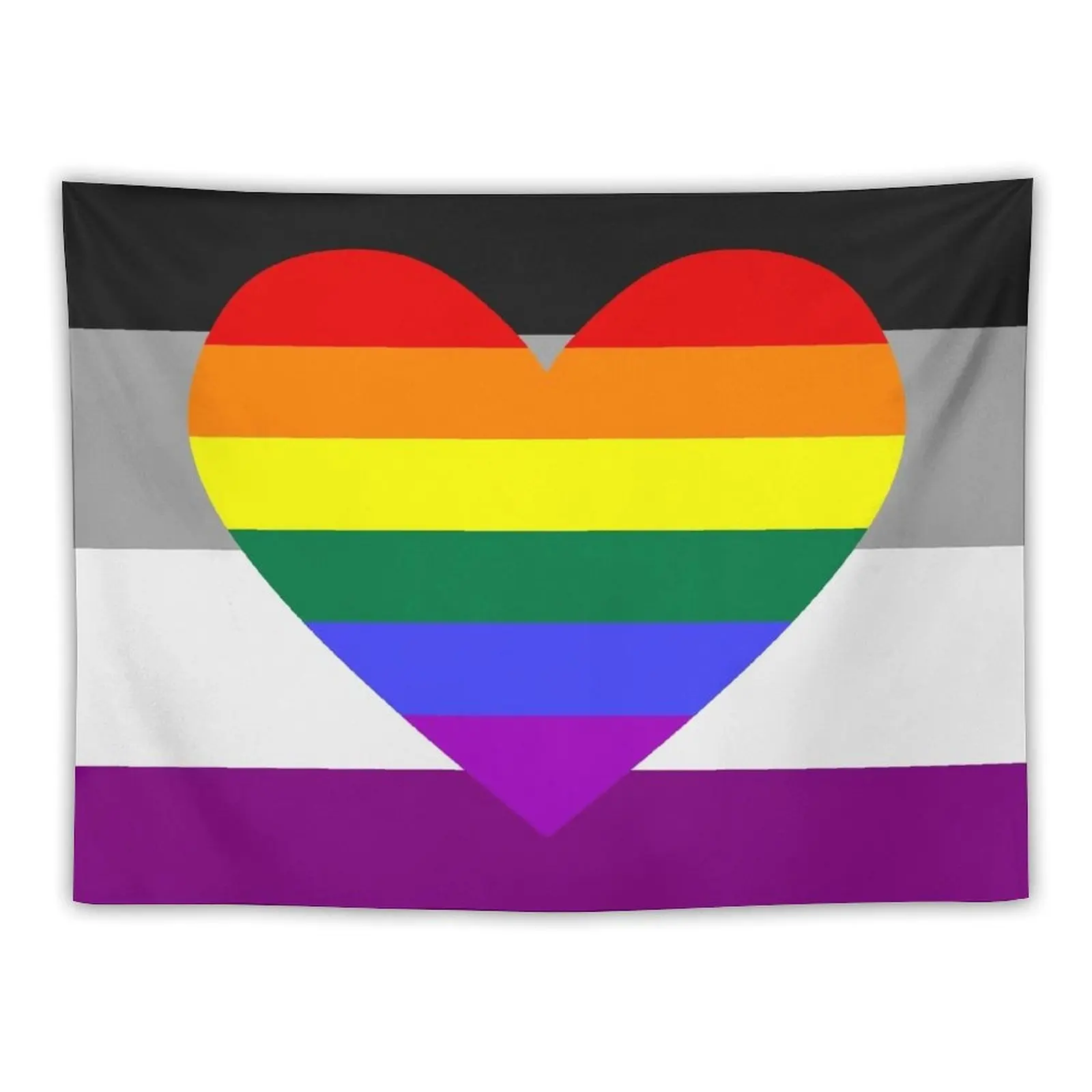 

Ace and homoromantic flag Tapestry Room Decorator Room Decorations Aesthetics Tapestry