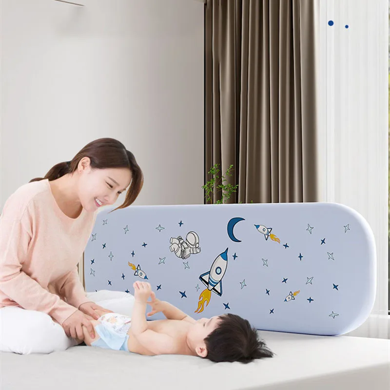 80cm Bed Guardrail Baby Safety Bed Barrier Freeinstallation Protection