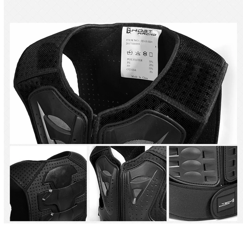 Boys Girls Youth Child Kids Motocross Vest Suits Body Protection Skiing Skating Elbow Knee Care F19A