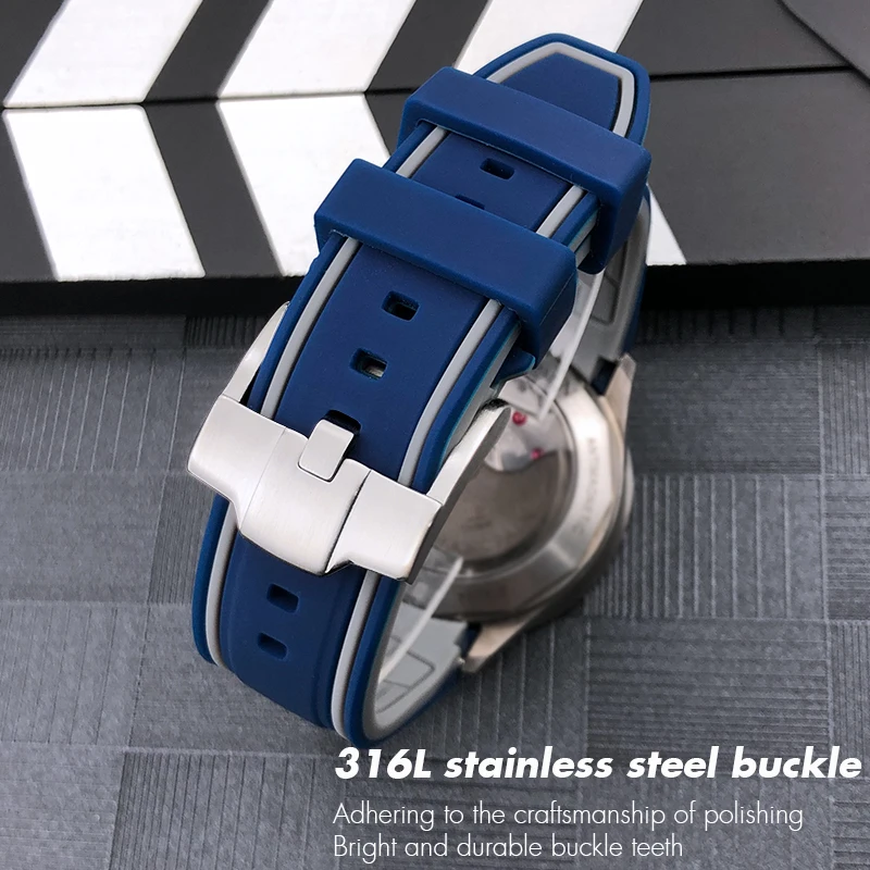 Cinturino Dell'orologio Con Fibbia A Farfalla Cinturino Dell'orologio - Foto 9