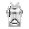 4X 2 Inch V Type Pulley Roller 304 Stainless Steel Sliding Gate Roller Wheel Bearing For Material Handling And Moving 6