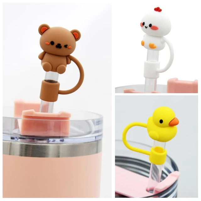 8 PCS Straw Covers Cap, Straw Cover for Stanley 30&40 Oz Tumbler, Cute Straw  Caps in