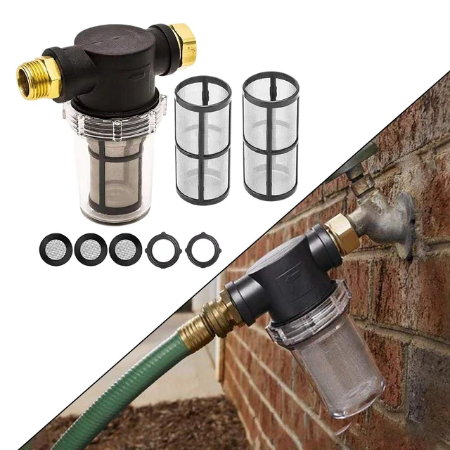 Sediment Filter Attachment Line Water Hose Filter, Garden Hose Filter For  Pressure Washer Inlet Water - AliExpress