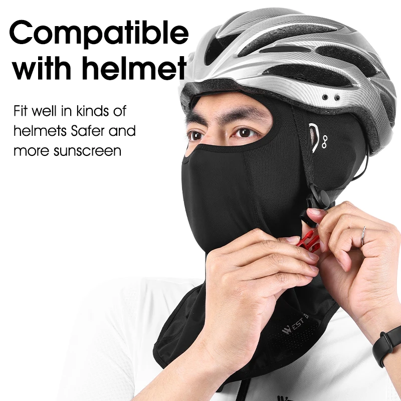 WEST BIKING Summer Outdoor Cycling Cap UV Protection Hat Men Bicycle Motorcycle Balaclava Running Hiking Cooling Sport Gear 5