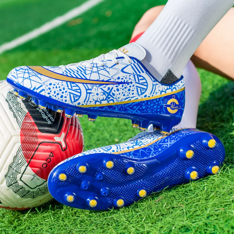 Quality Futsal Non slip Soccer Shoes Wholesale Messi Football Boots Sociaty  Chuteira Campo Cleats Training Sneakers TF/FG/AG| | - AliExpress
