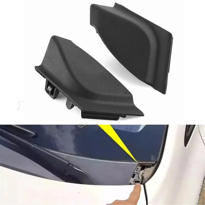 1 Pair Car Front Windshield Wiper Cowl Side Trim Cover For Toyota Corolla 2020 2021 2022 Windshield Wrap Corner Trim Accessory 6