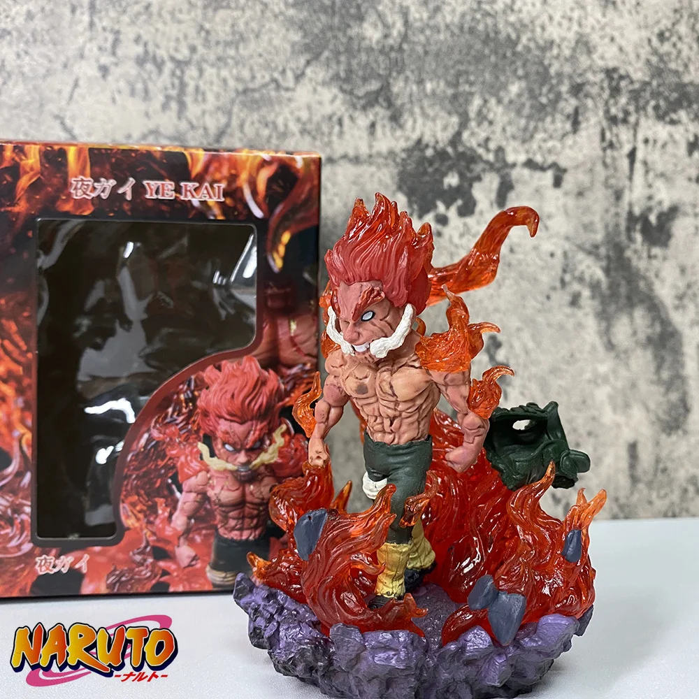 thumbnail image 1 of Figura de acción de PVC de 11 cm de Anime NARUTO G5 Might Guy Kawaii, modelo de juguete de alta calidad, adornos coleccionables, regalos, 1 of 4