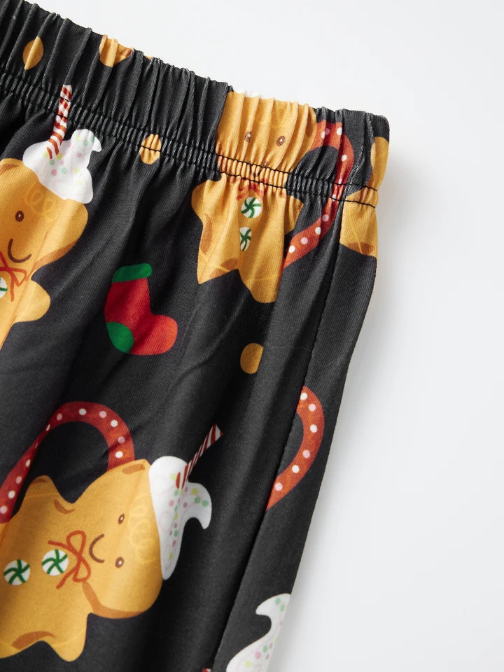Family Matching Christmas Pajamas Set with Reindeer Print