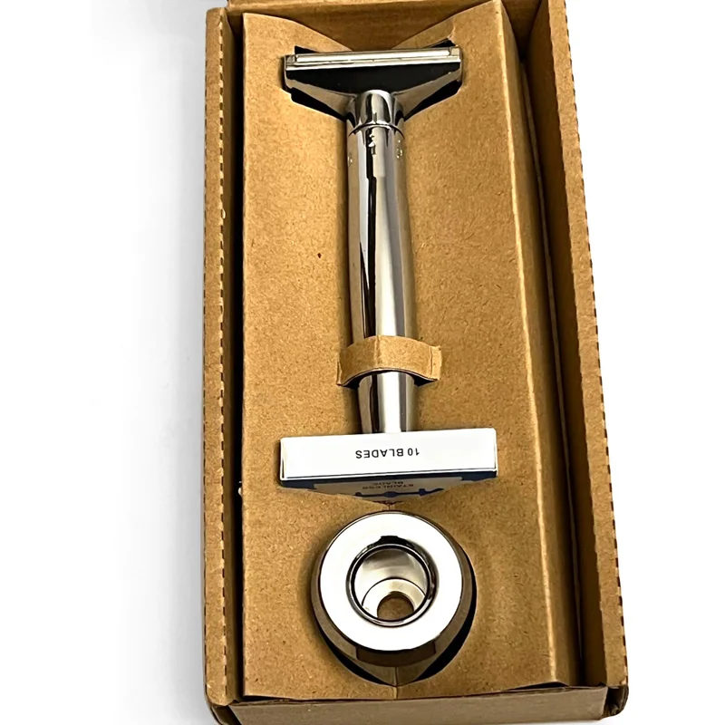 Classic Adjustable Safety Razor Double Edge Zinc Razors For Men With Holder 10 Blades New Fashion Style 6