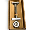 Classic Adjustable Safety Razor Double Edge Zinc Razors For Men With Holder 10 Blades New Fashion Style 6