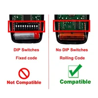 FLORS FLO2R-S FLO4R-S 433MHz Remote Control Compatible  Nice Era Flor FLO2RE FLO4RE NICE ERA INTI 2 433.92MHz Rolling Code 2