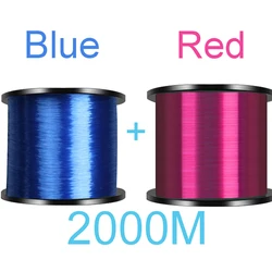2Pcs 1000M Nylon Fishing Japanese Material Line Super Strong Monofilament line fluorocarbon coated Saltwater Carp Fishing Pesca