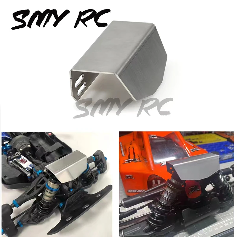Copertura Di Protezione Dell'Ammortizzatore In Metallo Armatura Della Torre D'Urto Per 1/8 1/10 Arrma Typhon Kyosho Mp10 Xray Xb4 Hobao Hsp Wltoys 144