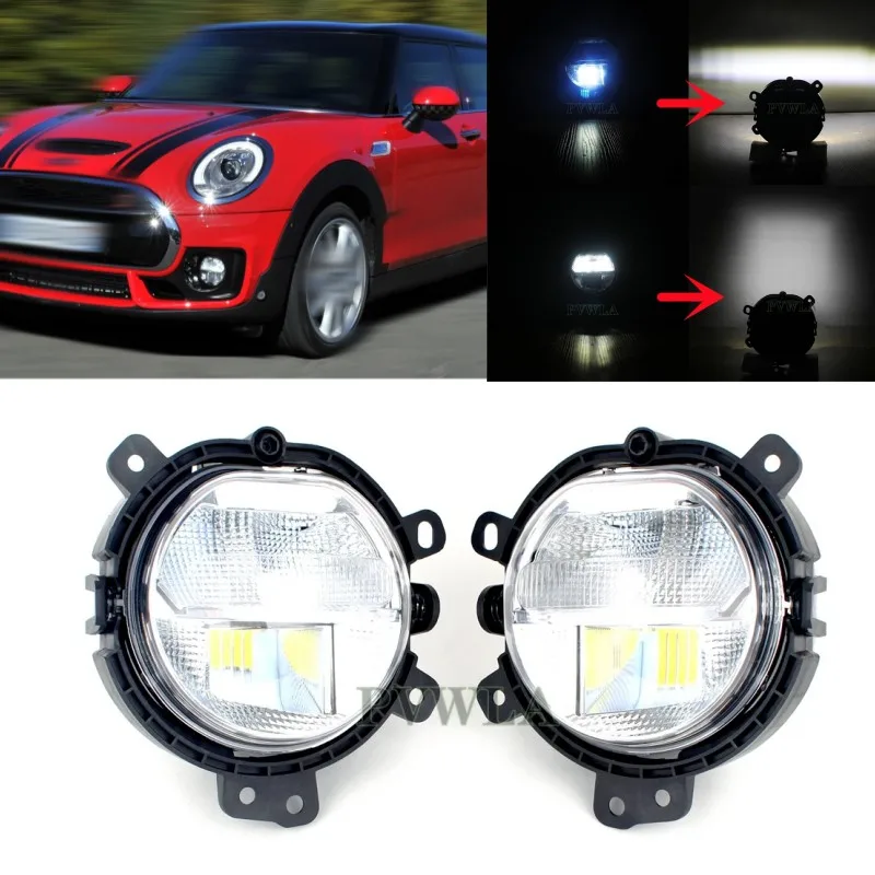 

Car Lights For Mini F54 CLUBMNA F56 3Doors F57 CABRIO 2015 2016 2017 2018 2019 Front Bumper LED Fog Lamp Light With Bulbs