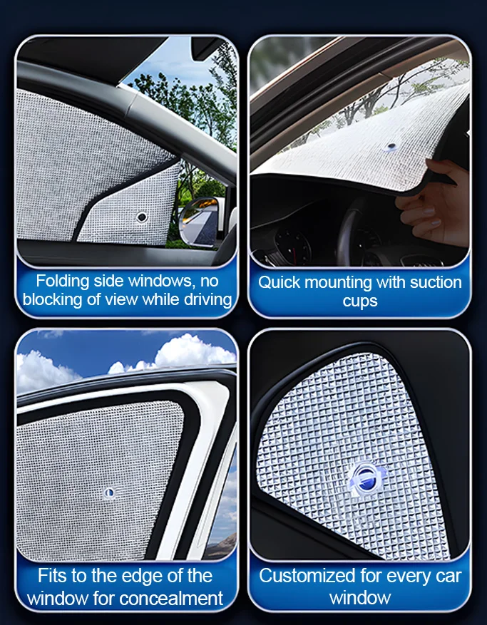 Car Windshield Visor Covers For Dongfeng Nammi Box 01 S31 IVM EX02 Anti-UV Car Full Window Sunshades Accessories