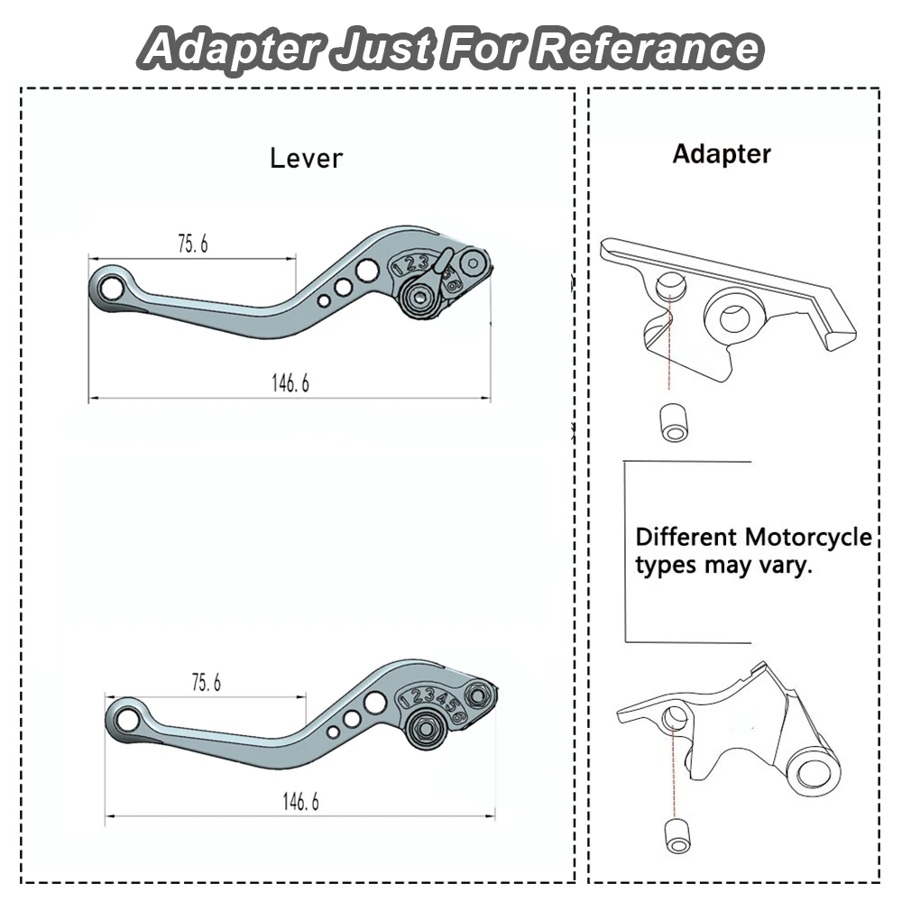 Motorcycle Lever Set CNC Brake Clutch Handle Drum Lever For Honda CB650R