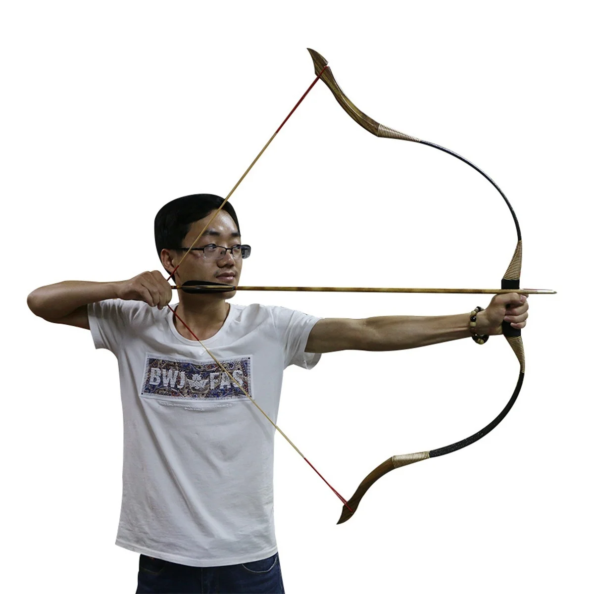 Tir à l'arc Traditionnel Arcs Longs Longbow Fait à la Main 25