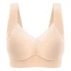 Ergonomic Women Plus Size Seamless Sports Bras Breathable Ice Silk No Underwire Built in Soft Padded Cups for Ultra Comfortable 5