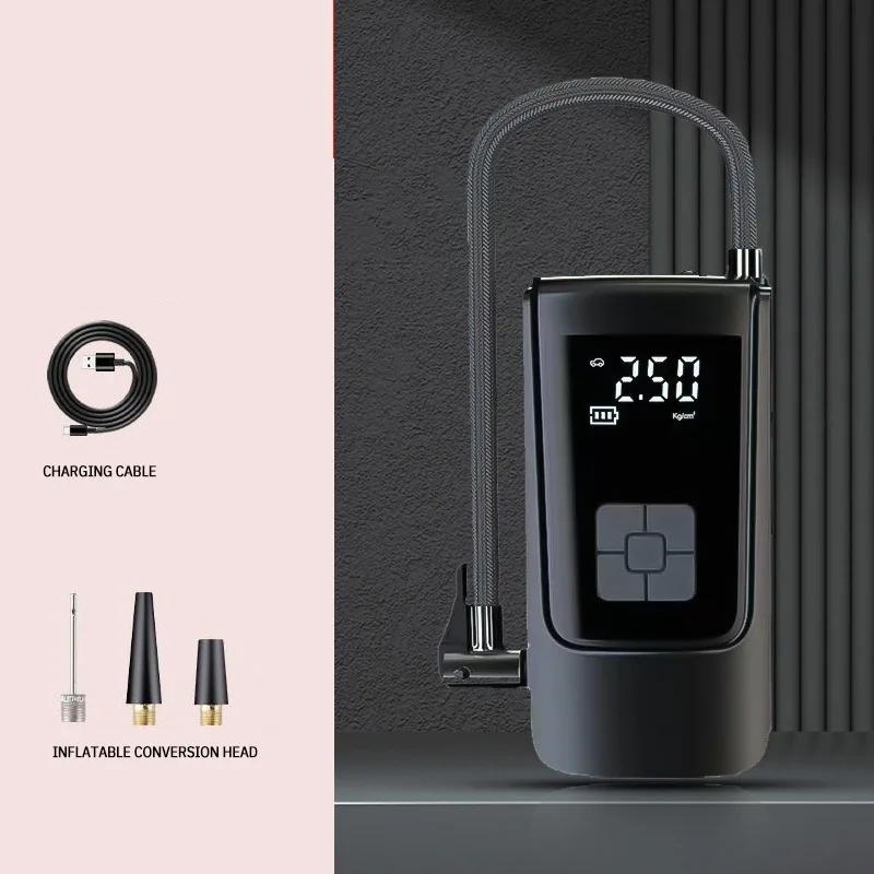 Car air pump Wireless dual power digital display air pump Tire Portable smart digital display