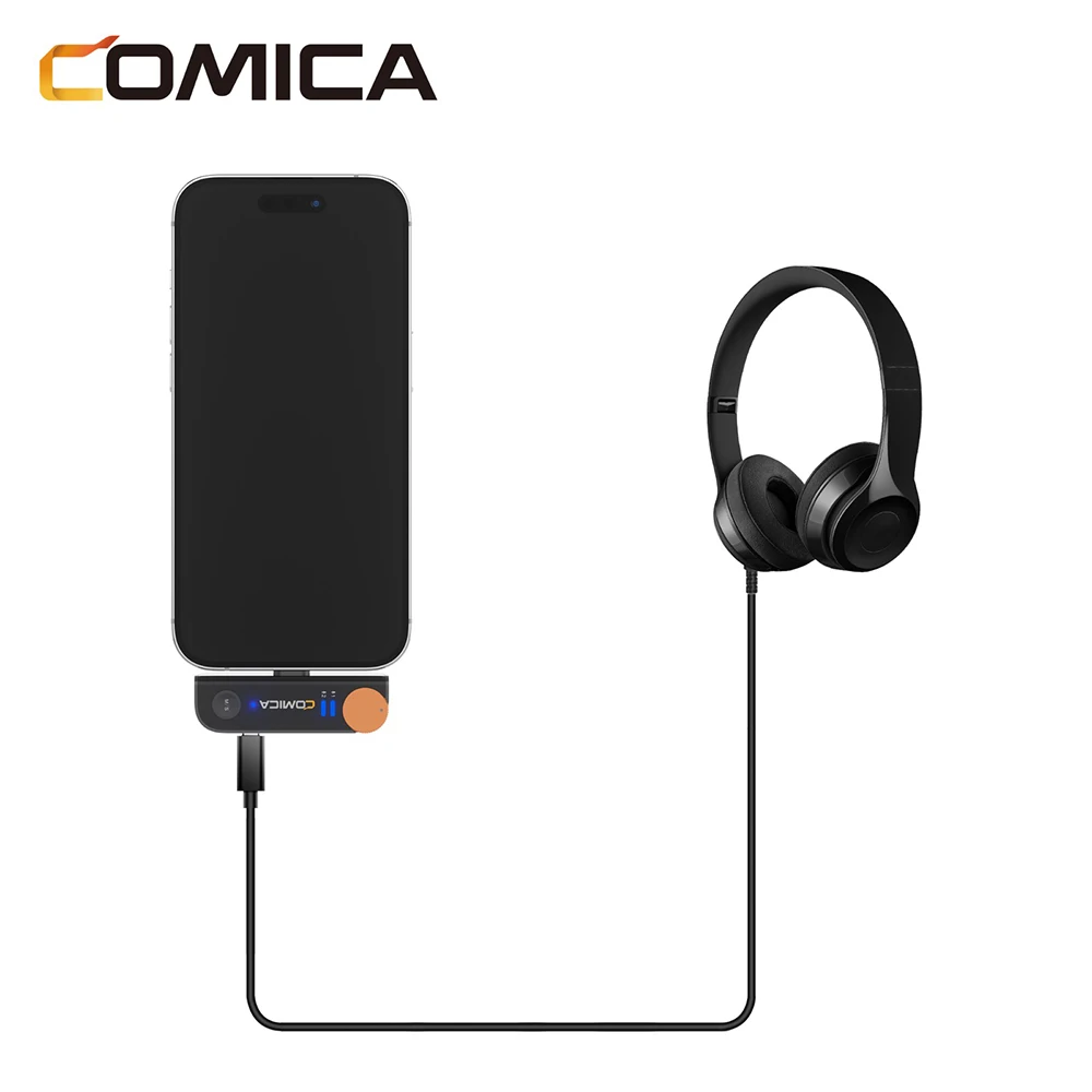 Vimo S 2.4G Wireless Lavalier Microphone Compact Lapel Microphone With Charging