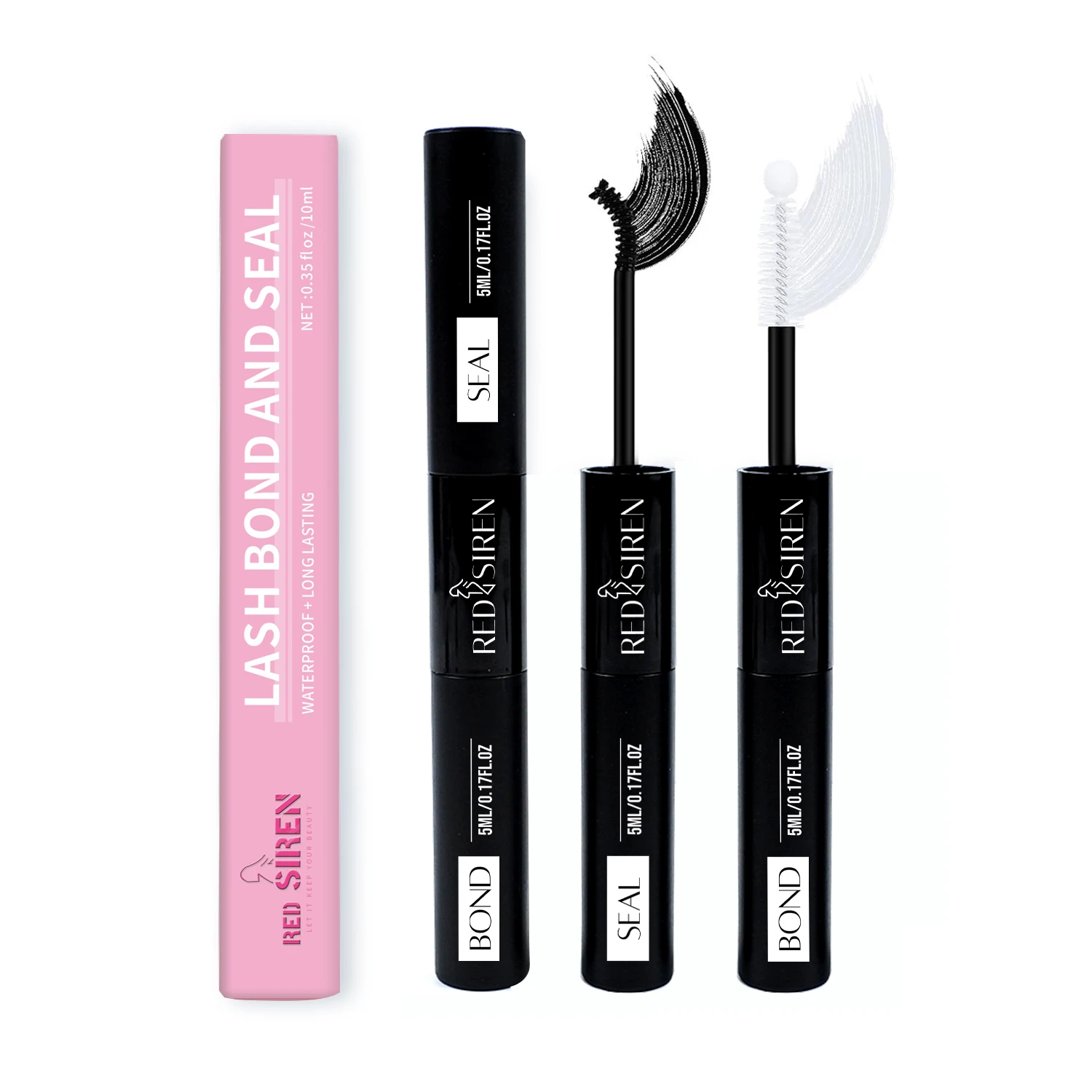 Lash Glue Super Strong Hold Waterproof Lash Bond And Seal Makeup Accessories Lash Remover + Lash Clusters Glue 2