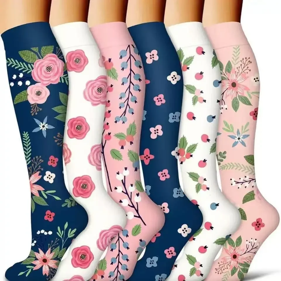 Neue Sport-Kompressionssocken, medizinische Krampfadern, medizinische Nylon-Stillsocken, geeignet zum Laufen, Springsocken für Anti-Ermüdung – Detail 18