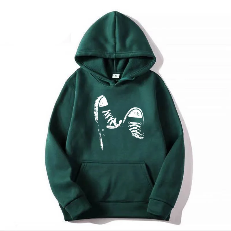 2025 Sıcak Fırsat Günlük Uzun Kollu Kaykay Ayakkabısı Erkek Kadın Kapüşonlu Üstleri Sonbahar/Kış Klasik Moda Sokak Kapüşonlu Üniseks Hip Hop