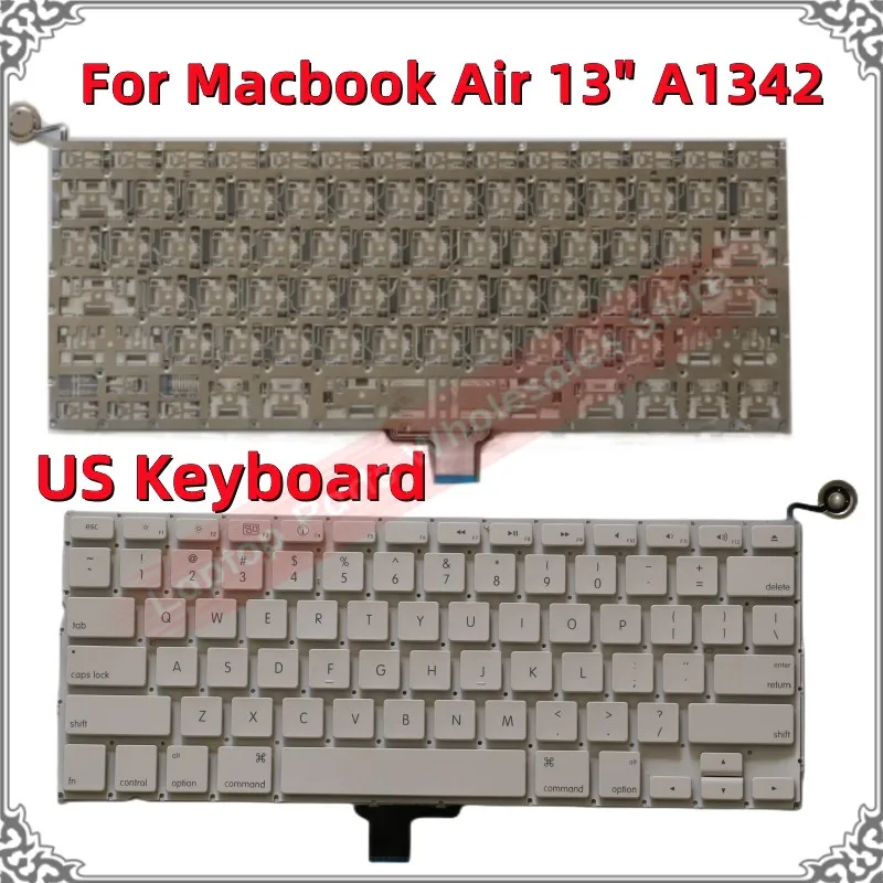 Tastiera Bianca Originale A1342 Us Uk France Tastiera Spagnola Per Macbook Air 13 "A1342 Us Uk Fr Sp Tastiere Sostituzione Layout