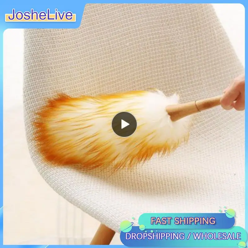 

Антистатическая щетка из овечьей шерсти, щетка для пыли, щетка для пыли из шерсти