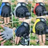 1Pair Gel Half Finger MTB Road Bike Gloves Anti-Slip Anti-Sweat Shockproof Cycling Bicycle Gloves for Left-Right Hand 6