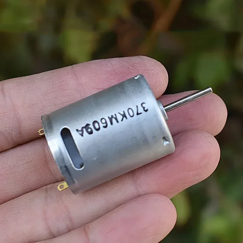 RK-370SD 고속 미니 카본 브러시 모터 28500RPM 5V 6V 7.4V DIY 장난감 자동차 보트 모델 강력 자석 물총용