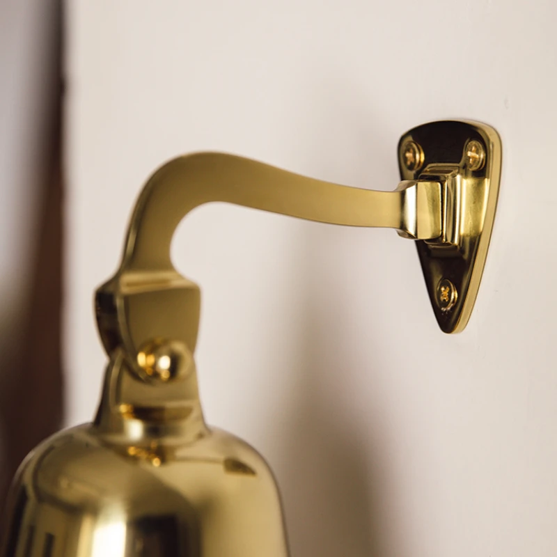 

Vintage brass bell doorbell wall hung bell bar café door