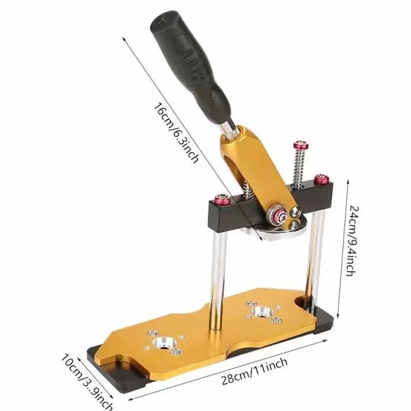 Rotary Badge Machine Shaking Head Badge Machine Without Mold DIY Yellow Is Suitable As A Gift for Children and Friends