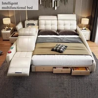 Lits uniques pour chambre à coucher, Coiffeuse, Lit de massage pleine grandeur, Chevets rembourrés, Lit de luxe pour chambre à coucher, Accessoires pour la maison 1